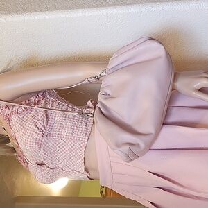 BARBIECORE FEMININE Soft Pink MACY'S INC Cloud Shoulder BAG GUC